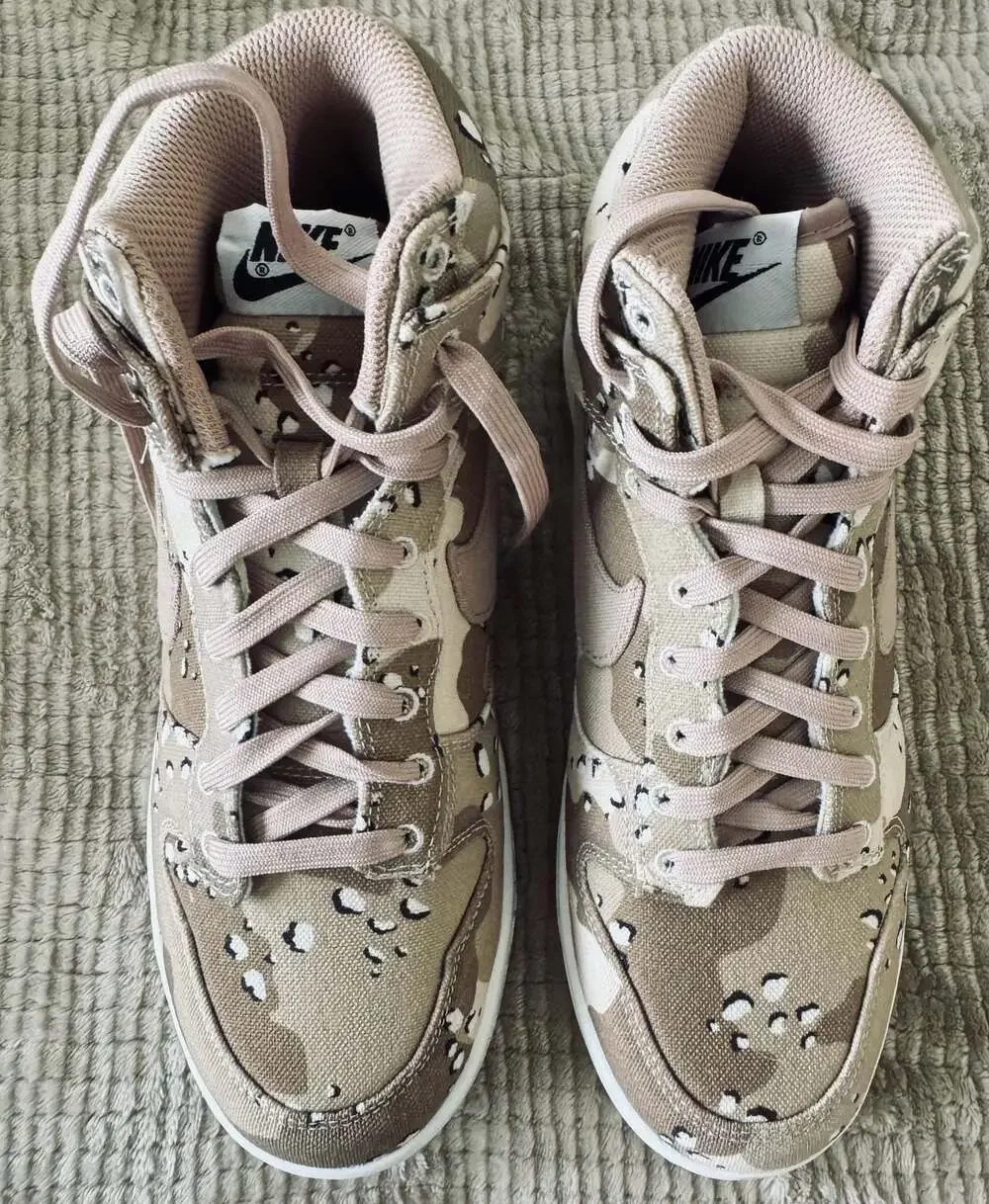 Nike Women's Dunk High 'Desert Camo' Sneakers (DX2314-200)